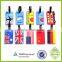 kindly OEM personalized waterproof soft 3d tag luggage silicon