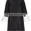 New Style Girl Dress Fashion Black Girl Party Wear Western Bell Sleeve Dress HSD6653