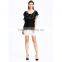 Domin fashion latest beading style white mini skirt