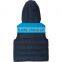 OEM winter padded hooded kids vest