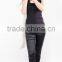 Ladies Black Vest Decorated With Feather 2015
