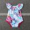 0-2 Years Old Baby Girl Floral Bodysuit Romper Outfits Sunsuit Clothes
