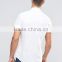 Custom Short Sleeve Spread Collar Mens 97% Cotton 3% Elastane Stretch Poplin Skinny Casual White Solid Summer Shirts