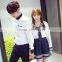 Unisex Design Korean High School Uniforms White Shirt