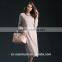 Hot selling winter pure color o-neck long sweater skirt for women