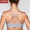 2017 new arrival custom elastic sports bra with mesh sport bra for women gym clothing