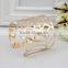 Fashion cobweb hollow golden bangles adjustable for women designs