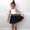 2017 Baby Girl Party Dresses Sleeveless Lace Black Wedding Dress Baby Wear Clothes