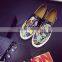 Zm50154b Europe Butterfly Printed Fashion Men Casual Shoe 2017 Wholesale Trendy Board Shoes