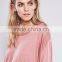 high quality loose fit casual long sleeve t shirt for women