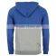 Custom Designs Two Color Plain Cotton Hoodie For Men
