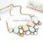 CHARM CRYSTAL FLOWER CHOKER CHUNKY STATEMENT BIB PENDANT CHAIN COLLAR NECKLACE