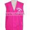 China manufactory high quality vivid color unisex tailored front open vest