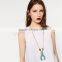 1100333 Zinc Alloy Sweater Chain Necklace cloth chain necklace