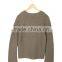 Customed Olive Green Shinny Long Sleeve Buttons Closured Cashmere Cardigan for Little Girls