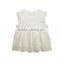 Fashion Boutique Infant Girls Clothes Summer Ruffle Sleeve Smocking Design Voile Swing Baby Dress