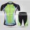 BEROY 2016 3D anatomical cutting design bicycle garment for men,wicking short sleeve cycling suit