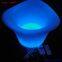 led illuminated wine ice bucket with stand