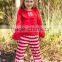 top selling christmas trees embroidery cotton girls wholesale wear