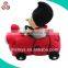 2014 cartoon plush car children's toy