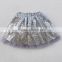 Latest skirt design picture for baby girl tutu skirt ruffle sequin and tulle causal wear shiny short dress in a good market