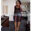 B33756A Latest autumn real photo women floral lace embroidery dress