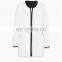 wholesale OEM fashion winter coat textured cotton-blend round neck white women's coat