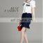 2016 BAIYIMO Women's OEM service lovely fashion style printed hot sale ladies casual office wear dresses dress in china