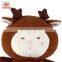 EN71 wholesale lovely soft toy brown plush deer for baby