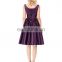 Grace Karin Sleeveless V-Neck Satin Purple Color Homecoming Dress Short Prom Party Dress 8 Size US 2~16 GK000126-2