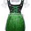 Green classical Dirndl Trachten German Oktoberfest Bavarian Traditional Dirndl For Women (Traditional German Dress)