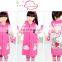 Children's Cartoon Emergency Reusable Fashion Long Raincoat With PVC material