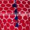 Designer Cotton Tunic Red Color 3/4 Sleeve A Line Tassels On Front Net Designs Kurtis Manufacturer Jaipur India