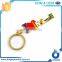 Custom Design Cities Custom Metal Plain Key Rings Zinc Alloy Chain Color Keychain