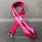 unique affordable custom polyester woven tube lanyards