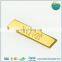 Custom Engraved Logo Permanent Adhesive Metal Label For Handbag