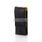 Black Color Nice Design Handmade Cheap Leather Large Pencil Case