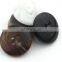 resin plastic beads button round with hole toggle ball button