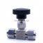 Chinese factory direct 1/4 needle valve stainless steel high pressure ball check valve