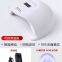 Led Gel Lamp Led Nail Lamp White & Green Color