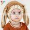 New baby hat  in autumn and winter boys and girls cartoon Plush long ear rabbit ear