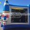 space rocket inflatable bouncer jumping bouncy castle bounce house