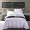 China Factory Price Luxury 100 Cotton Wholesale Comforter White Hotel Bedding Set