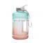 Big Fashion Gradient Cute Promotional Logo Custom Stylish Water Bottle