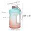 Big Fashion Gradient Cute Promotional Logo Custom Stylish Water Bottle