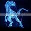 Quick Shipping Dinosaur Acrylic 3D Lamp Led Night Light Kids Table Desk Lamp