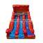 Inflatable Flammin Wave Dual Water Slide Kids Party Water Slides With Pool