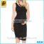 Cheap bodycon slim cotton black maternity Sundress clothes