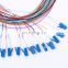 1.5meter one end lc fiber optic pigtail lc (sm) pigtails for sm fiber optic cable sm12 colors lc fiber optic pigtail
