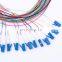 1.5meter one end lc fiber optic pigtail lc (sm) pigtails for sm fiber optic cable sm12 colors lc fiber optic pigtail